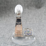 【Seattle Seahawks】  Trophy and Ring Set + Box NFL