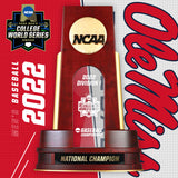2022 NCAA Division I Men's Baseball National Championship Trophy-Ole Miss Rebels
