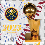 【NBA】 Larry O'Brien NBA Championship Trophy, Denver Nuggets 11.8 inches