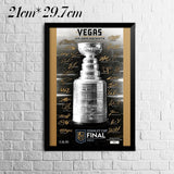 2023 Vegas Golden Knights NHL The Stanley Cup Frame Signed Picture