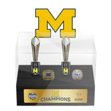 【2+2】Wolverines Go Blue National Championship Trophy Ring Display Case
