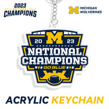 2023 Michigan Wolverines Keychain & Pendants