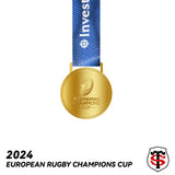 Stade Toulousain  2024  Top14  & European Rugby Champions  Medals Frame