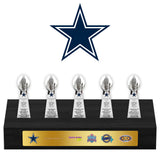 Dallas Cowboys Super Bowl Championship Trophy Ring Display Case