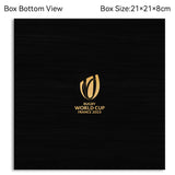 The Webb Ellis Cup Rugby World Cup Champions Trophy Wooden Box 10cm Metal