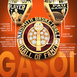 Pau Gasol 2023 Hall of Fame Ring NBA Basketball Ring