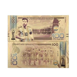2022 Messi Qatar World Cup Commemorative Banknote Realizing Dream World Cup Argentina 50 Pesos