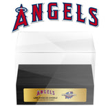 Anaheim Angels MLB World Series Championship Trophy And Ring Display Case