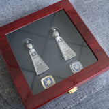 【Indianapolis Colts】2 Trophys and 2 Pcs Ring Set + Box NFL