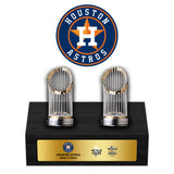 Houston Astros MLB World Series Championship Trophy And Ring Display Case