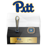 Pittsburgh Panthers NCAA Football Championship Trophy And Ring Display Case