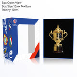 The Webb Ellis Cup Rugby World Cup Champions Trophy Color Box 10cm Metal