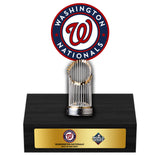 Washington Nationals MLB World Series Championship Trophy And Ring Display Case