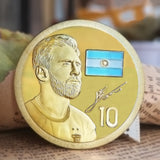 Messi Currency World Cup European Cup European Cup Football Star Commemorative Medal Barcelona Fan Gold Coin Gift