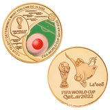 2022 World Cup Cross-border Medal World Cup Football Craft Gift Collection Badge Set