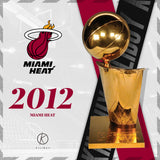 【NBA】 2012 Larry O'Brien NBA Championship Trophy,Miami Heat
