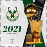 【NBA】 2021 Larry O'Brien NBA Championship Trophy,Milwaukee Bucks